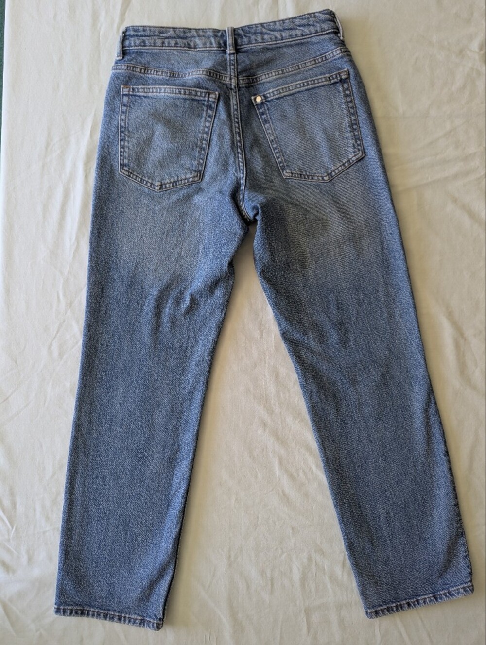 H&M Straight Leg Jeans Mid Rise Jeans - Picture 2 of 6